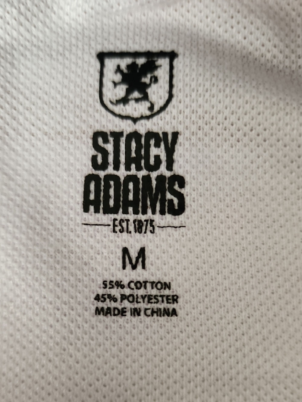 Stacy Adams White, Black & Tan Striped Polo - Picture 7 of 8